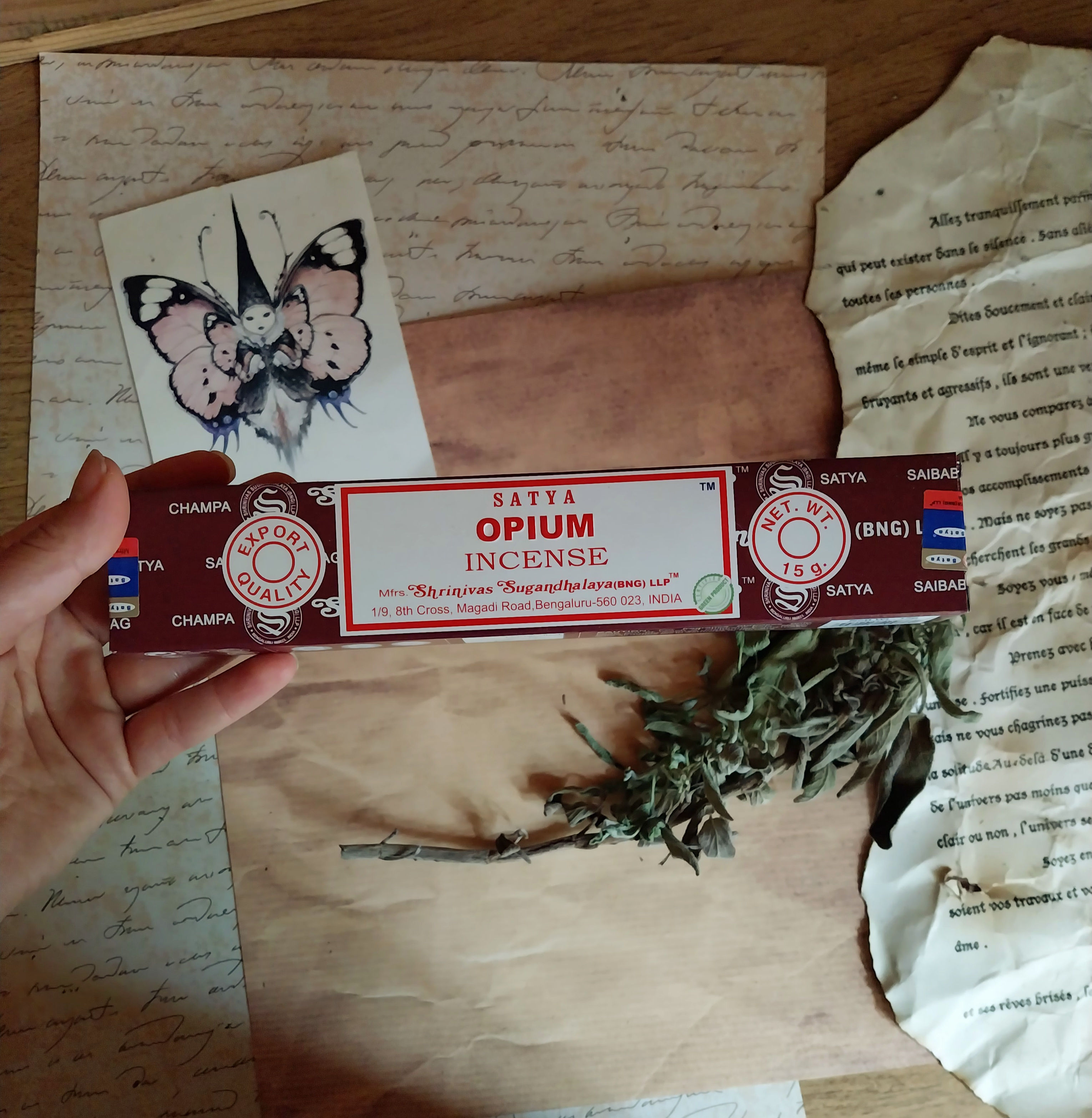 Encens Satya Opium