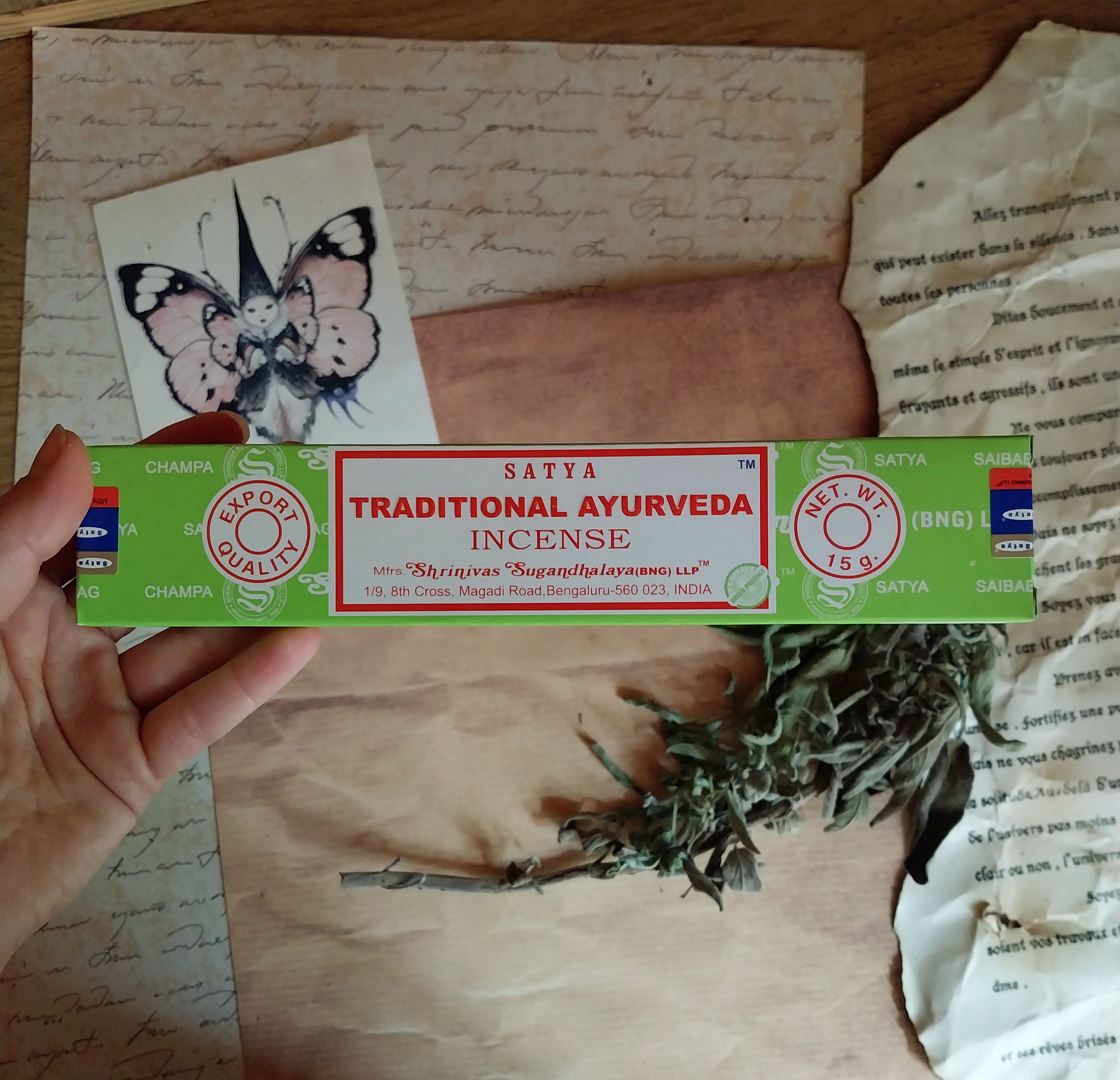 Encens Satya Traditional Ayurveda