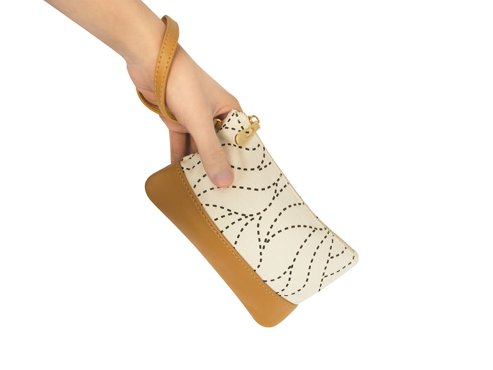 Thumbnail: Teh 2-Tone Wristlet