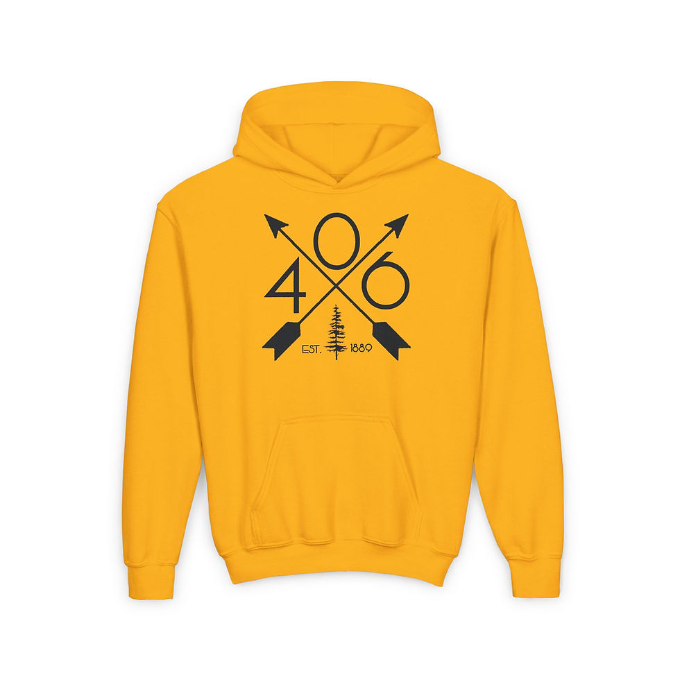Thumbnail: Youth Established Heavy Blend Hooded Sweatshirt