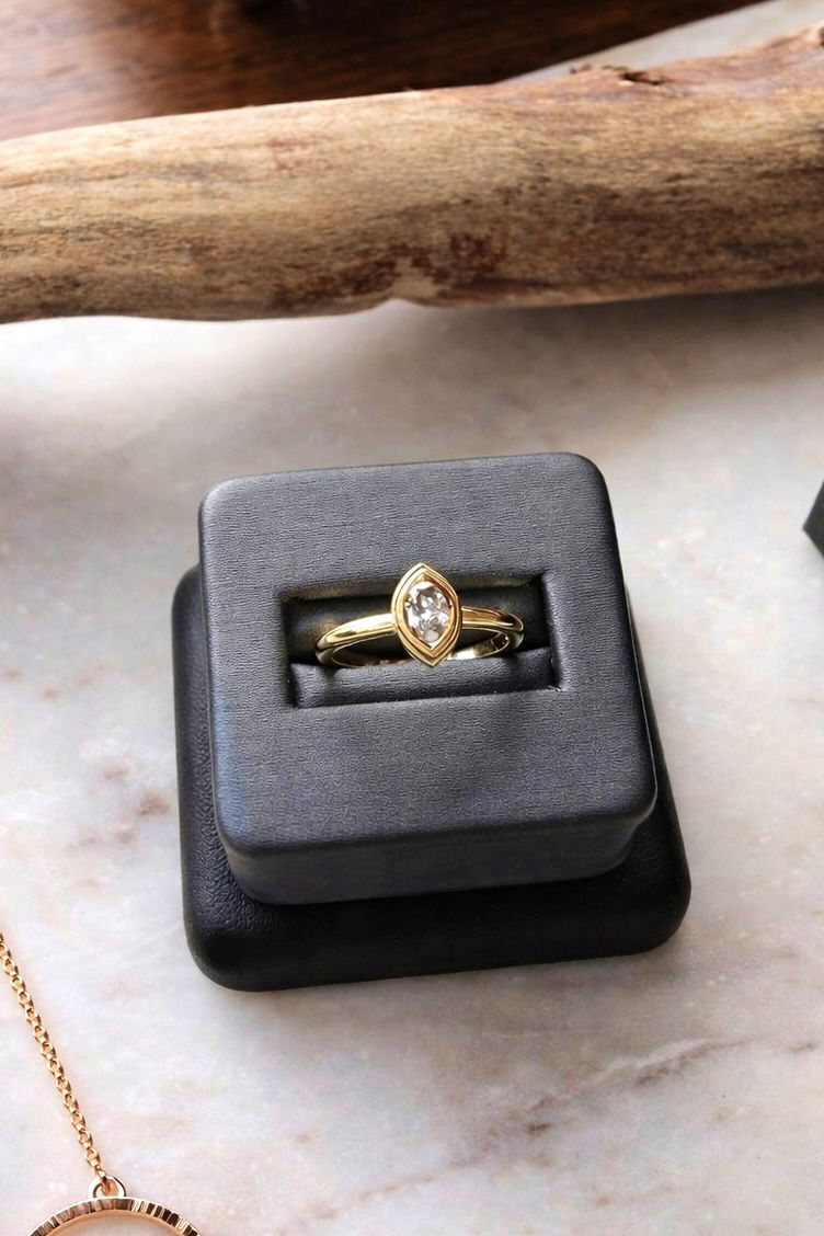 Thumbnail: Natural Marquise Ring