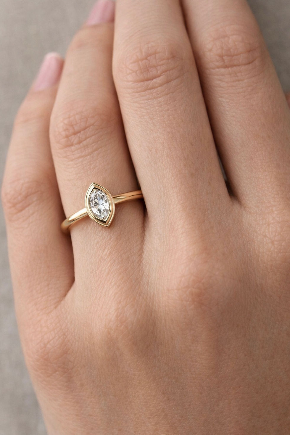 Thumbnail: Natural Marquise Ring