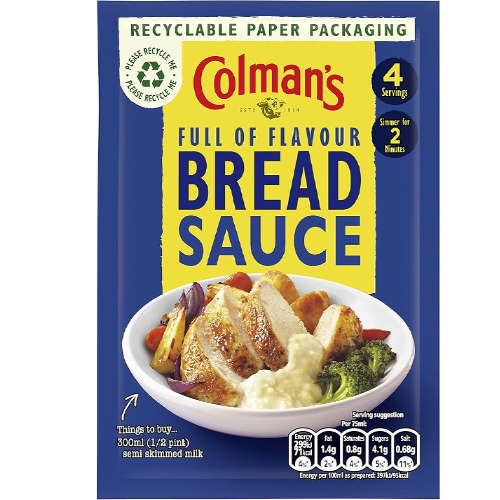 Colman's Classic Comforts Bread Sauce Meal Maker perfect with roast turkey or ch
