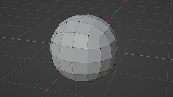 An n-pole on a subdivision surface quadsphere