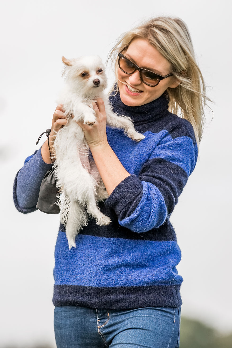 Pet photography in London. Louis and Lynsey in Richmond Park