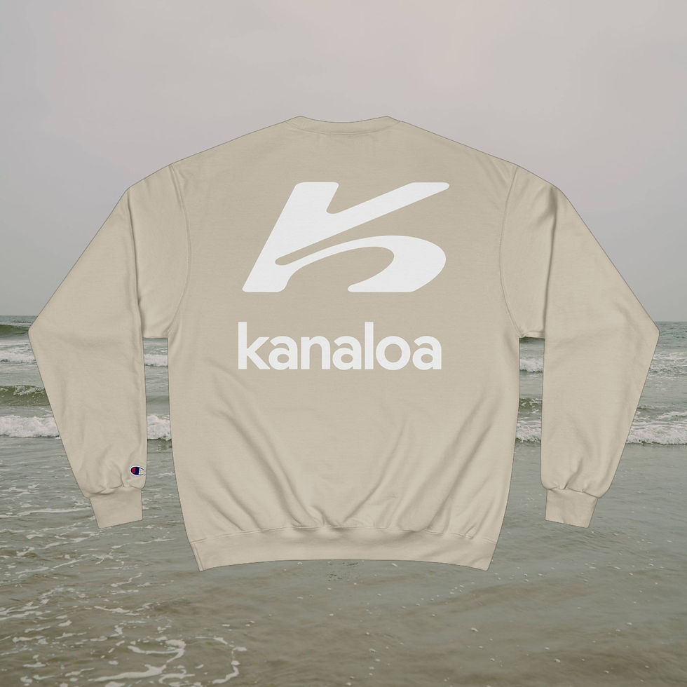 Thumbnail: Champion Sweatshirt — Minimal Kanaloa Logo Crewneck
