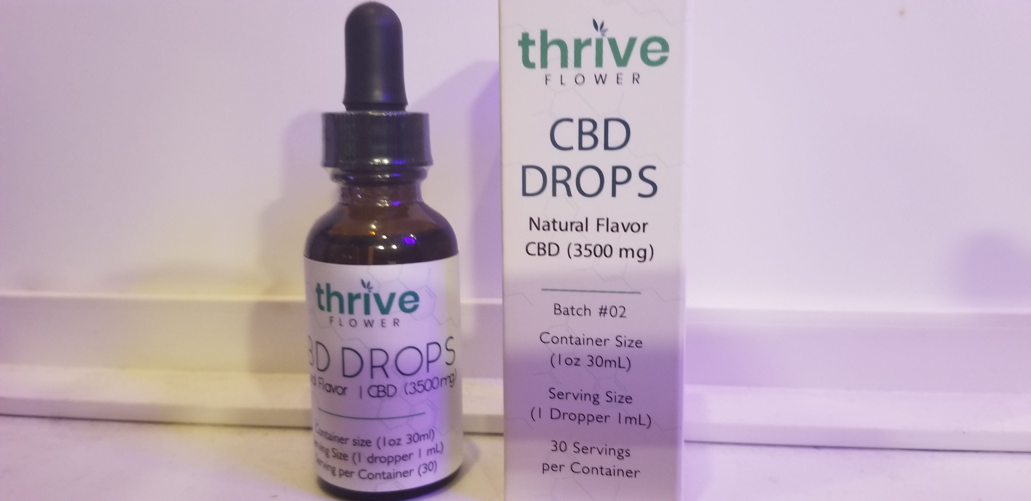 Thrive 3500 Mg 1 ounce Full Spectrum Tincture 