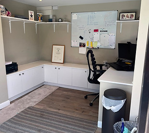 Home Office after being organised and decluttered by Declutering Crew