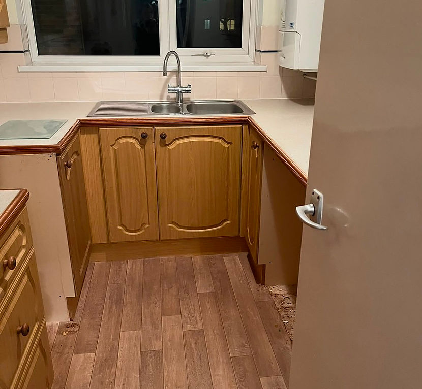 Emptied Kitchen ready for sale