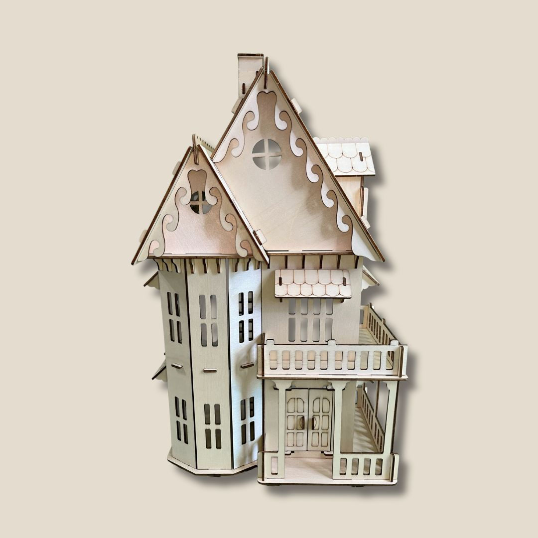 Free Quote | Pre-Cut Wooden Doll House Kit