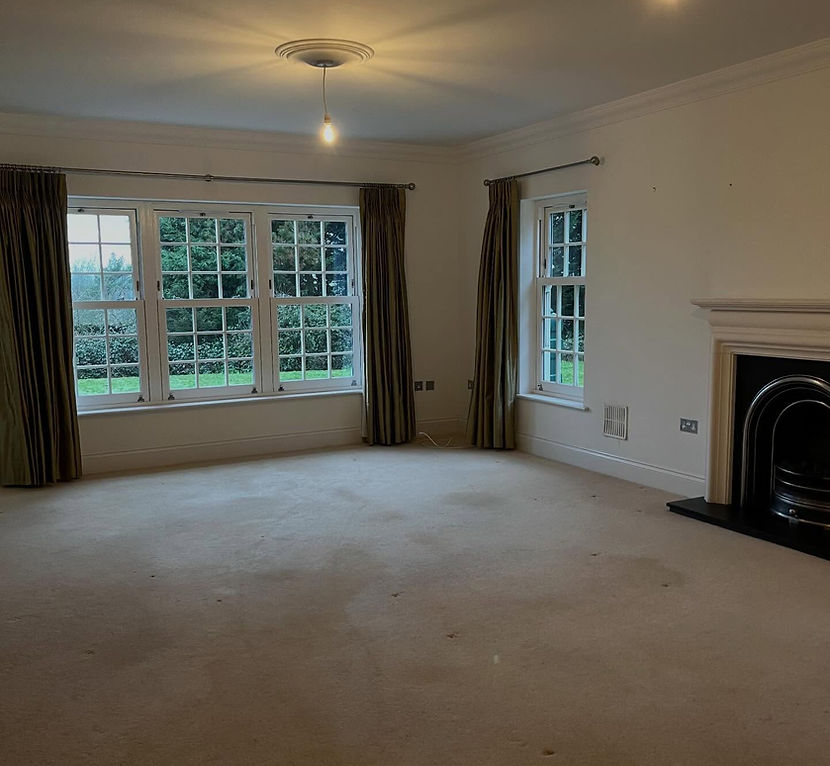 Cleared Living Room