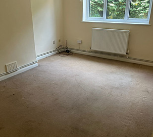 Cleared room ready for sale