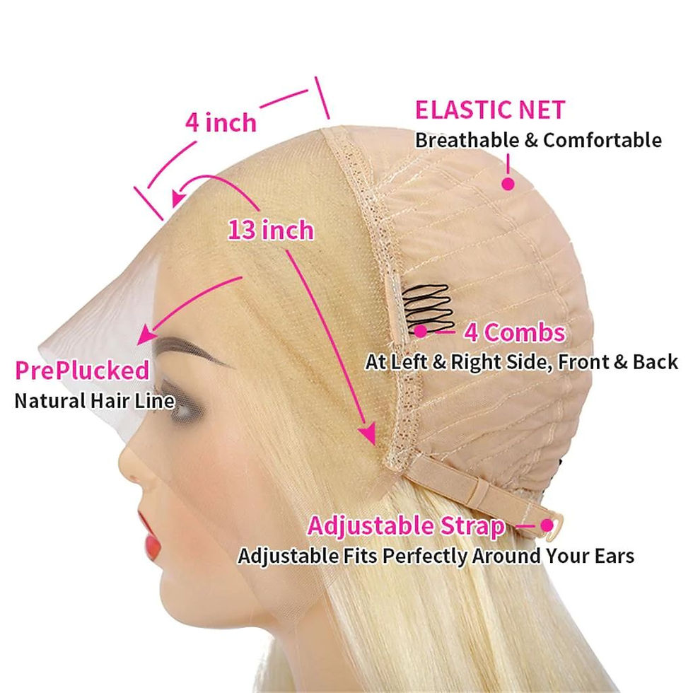 Thumbnail: 613 Pre-Plucked 13x4 HD Lace FULL Frontal  Wig