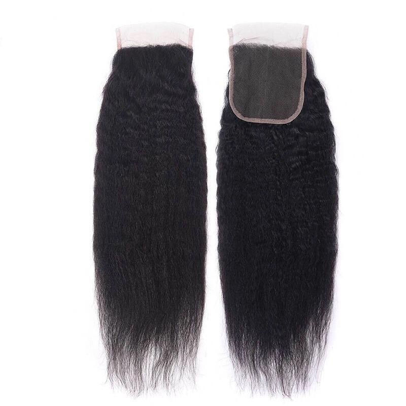 Lace Closures/Lace Frontals Kad Black Hair Extensions United States