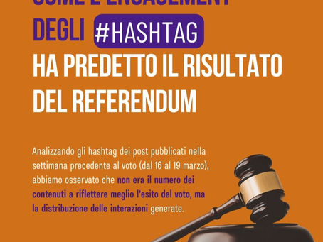 Come gli hashtag hanno predetto il referendum