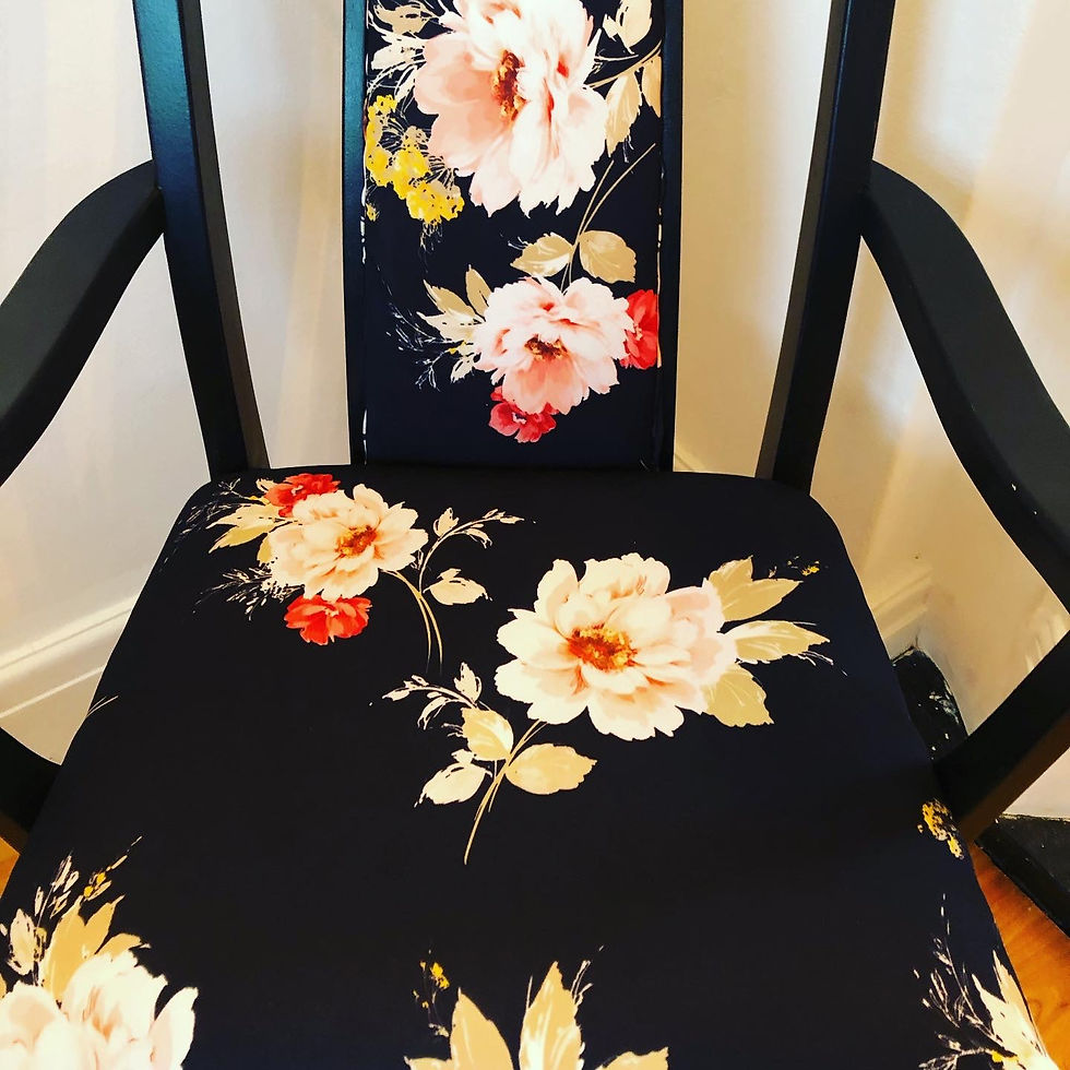 Thumbnail: black up-cycled chair