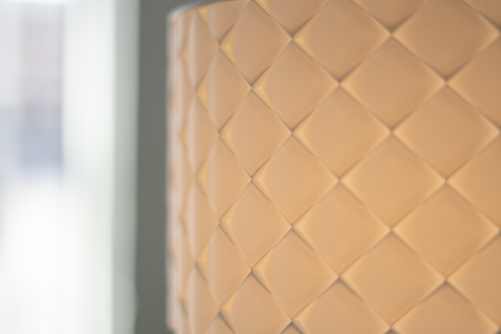 Thumbnail: Quilted Pendant Light – 3D Printed Soft-Patterned Hanging Lamp