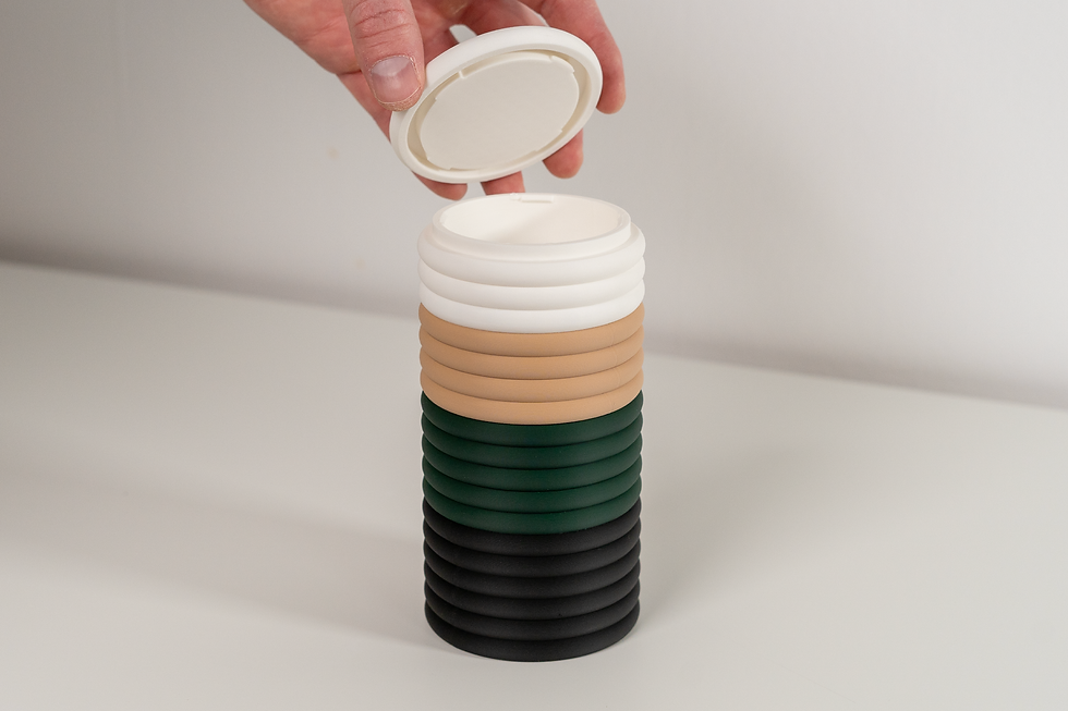Thumbnail: Stackable Poppy Organizer – 3D Printed Modular Desk Organizer