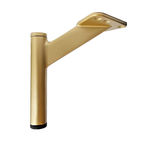 Imagine cu picioare metal, înălțime 14 cm, culoare aurie: Ieși în evidență cu ajutorul picioarelor metalice, cu o înălțime de 14 cm și o culoare aurie. Un detaliu strălucitor care adaugă un plus de eleganță canapelei sau patului de dormitor.

