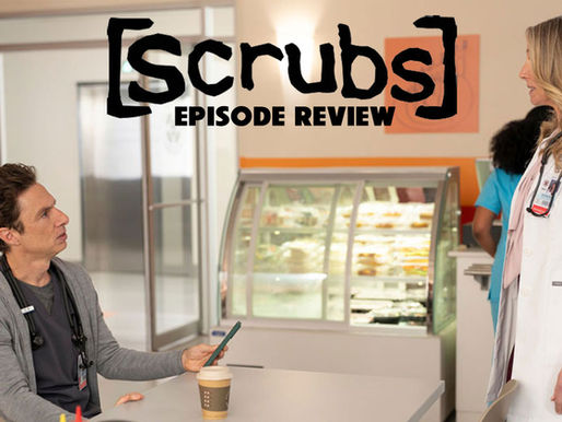 JD and Elliot talking in the cafetaria