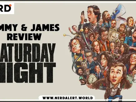 caricature art of the first cast and crew for Saturday Night Live