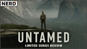 Image from Netflix series Untamed with Eric Bana standing in Yosemite