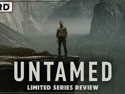 Image from Netflix series Untamed with Eric Bana standing in Yosemite