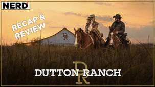 The Dutton Ranch with Beth and Rip riding horses