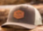 Thumbnail: CPC Leather Badge Curved Trucker Hat (3 colors)