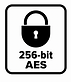 Sécurité cryptage données AES 256 Radio