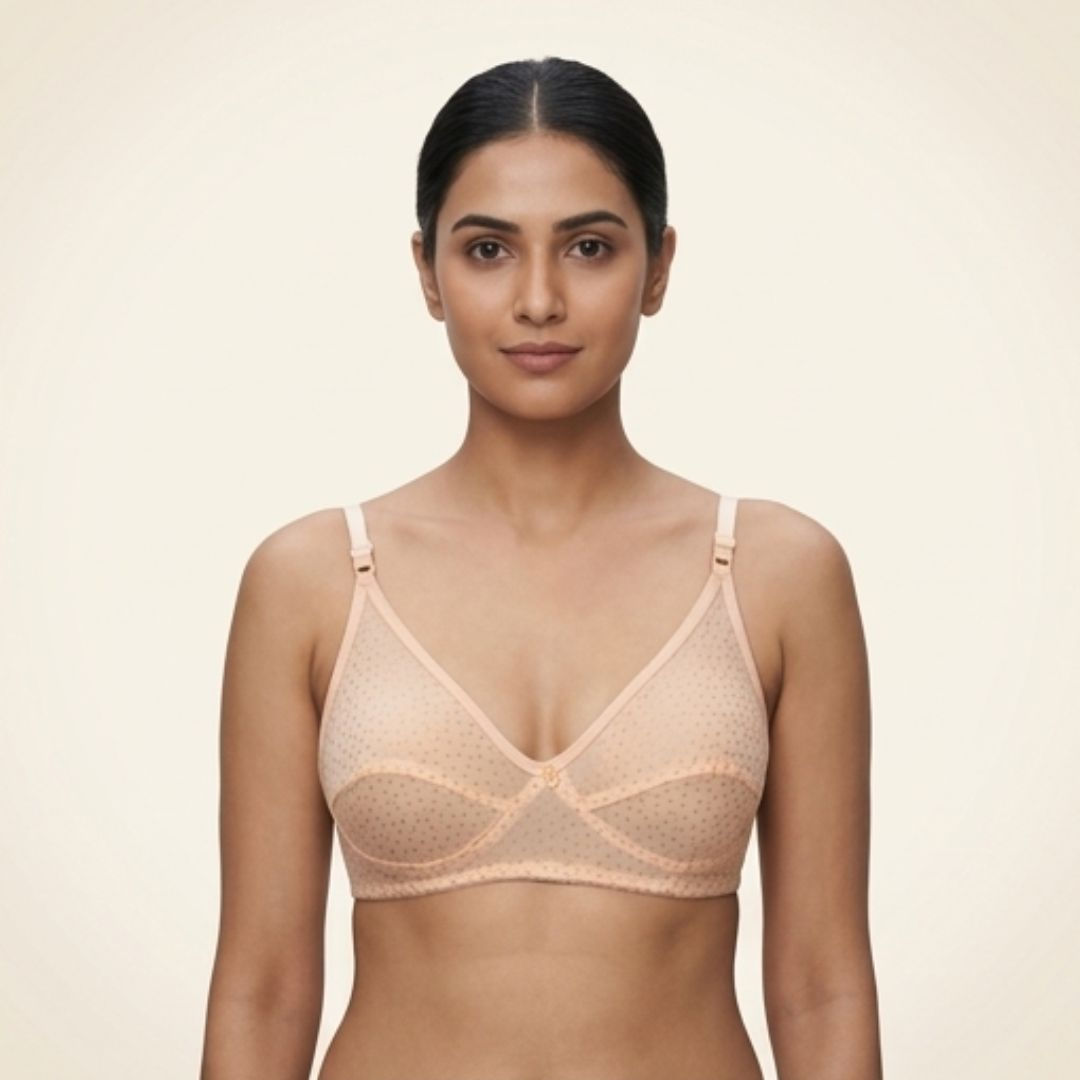 Non Padded & Non Wired Cotton Lightweight Bra