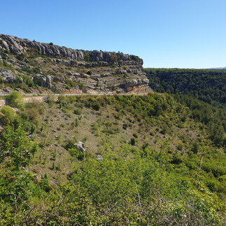 NP Krka, Laškovica, spust prema Roškom slapu