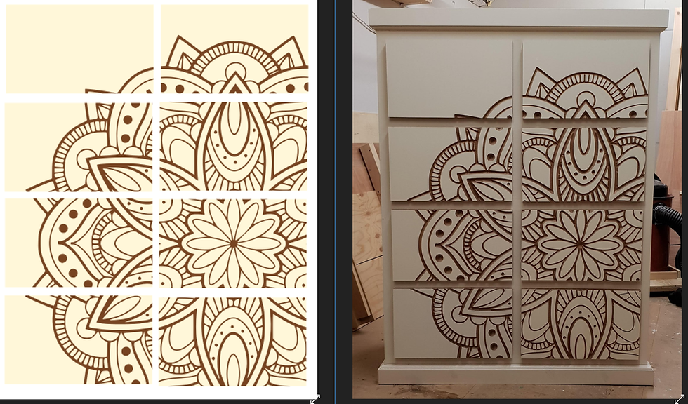 Mandala Chest of drawers