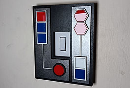 Sci-fi themed wall art props