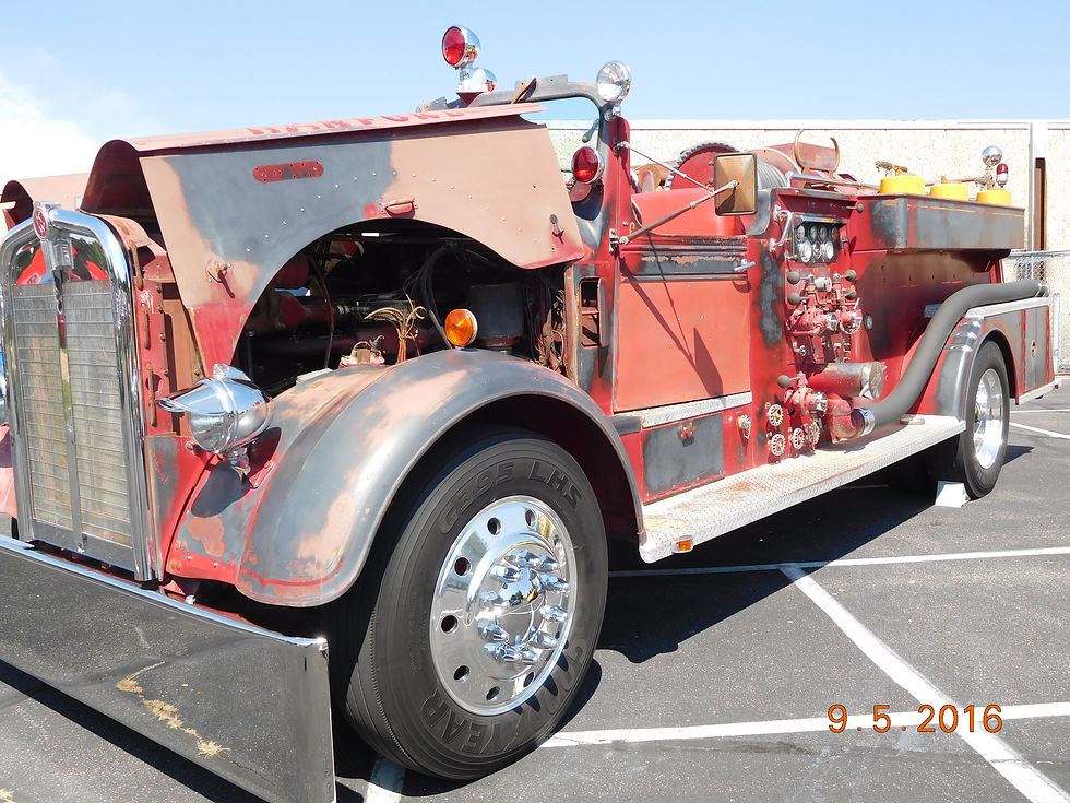 Very neat old fire truck!