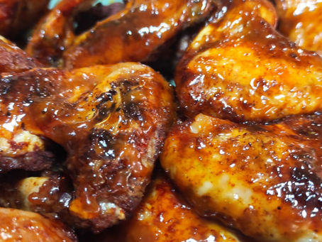 Asinhas de Galinha Estaladiças e Brilhantes. Menu Especial Óscares 2021