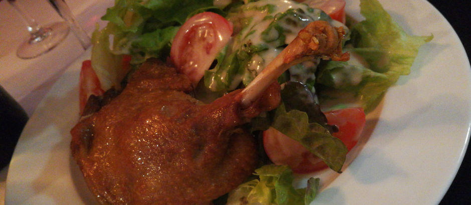 Perna de Pato Confitado