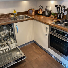 Kitchen with dishwasher