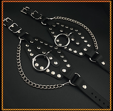 leather bootstraps with o-rings