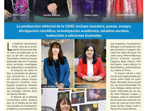 Reconoce editorial UANL a autoras universitarias