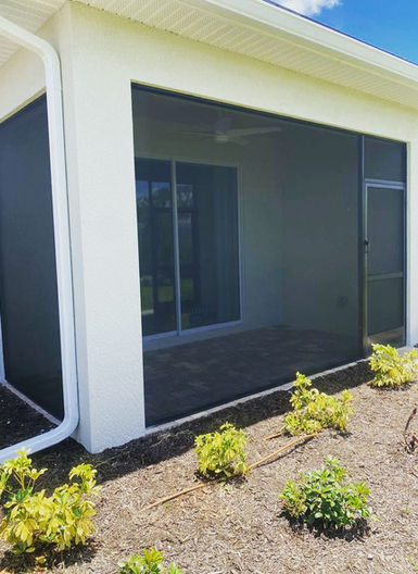 screen panel replacement for enclosure repair in Naples, FL