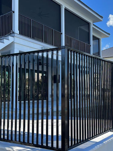 Aluminum fence installation Naples Florida