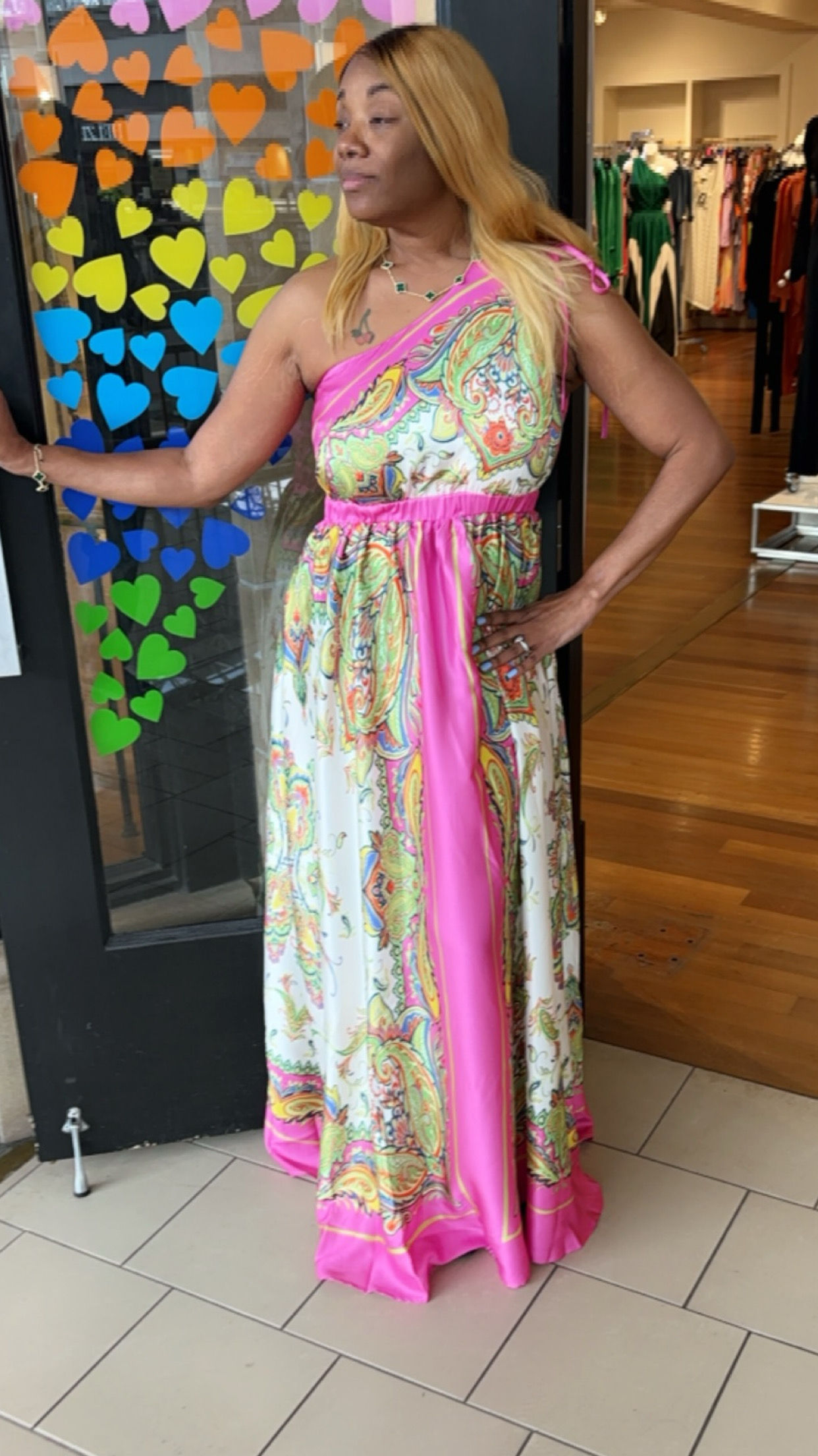 Spring Is In the Air Maxi Dress - Pink