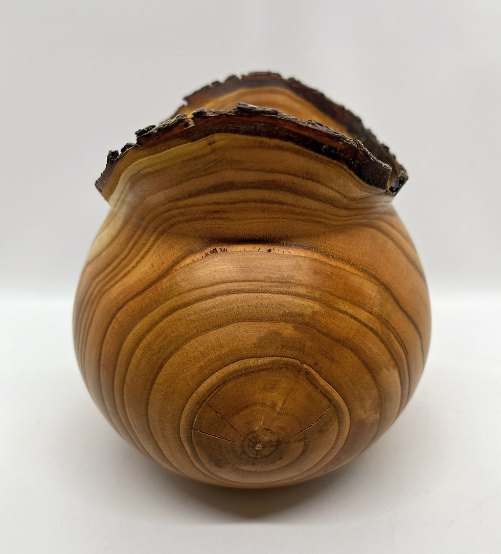 Thumbnail: Bird's Mouth Vase with Live Edge