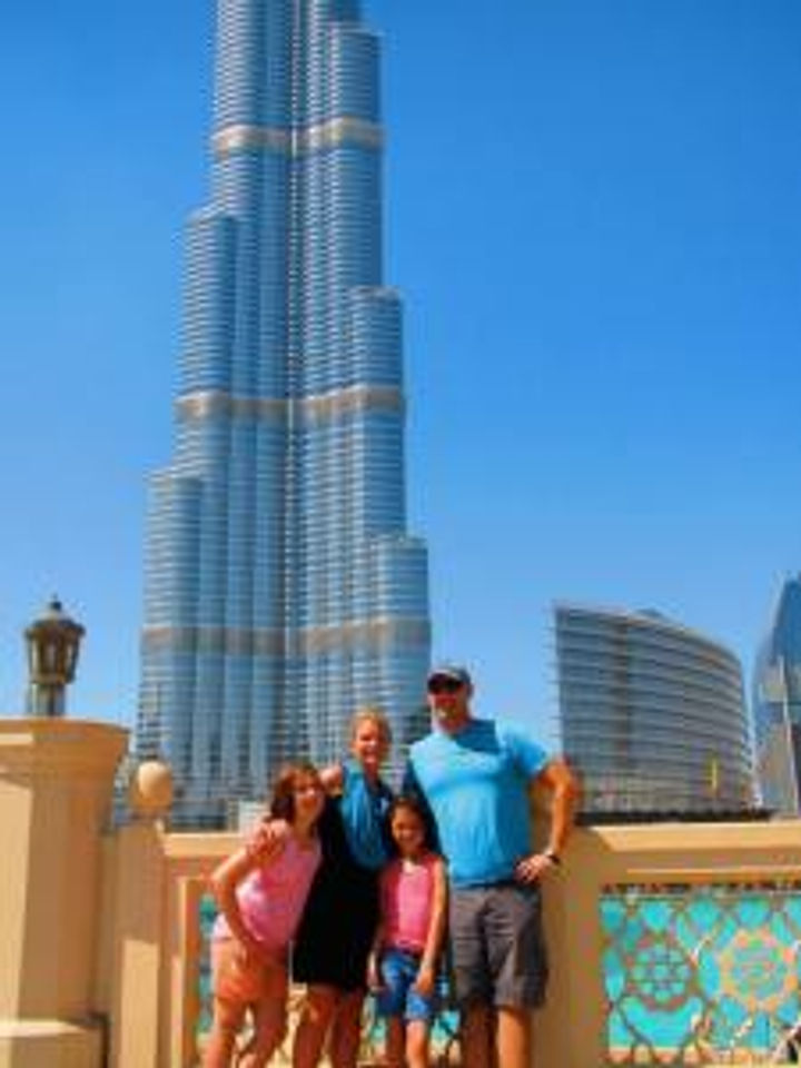 Family at Burj Khalifa_UAE A-Z