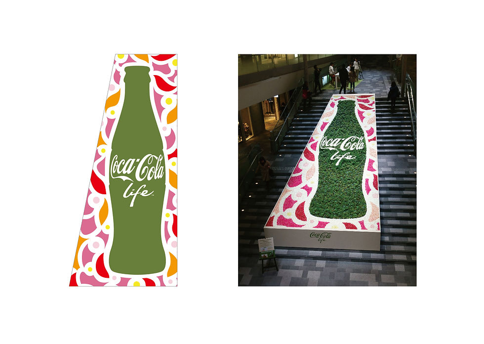 Coca Cola Life インフィオラータ