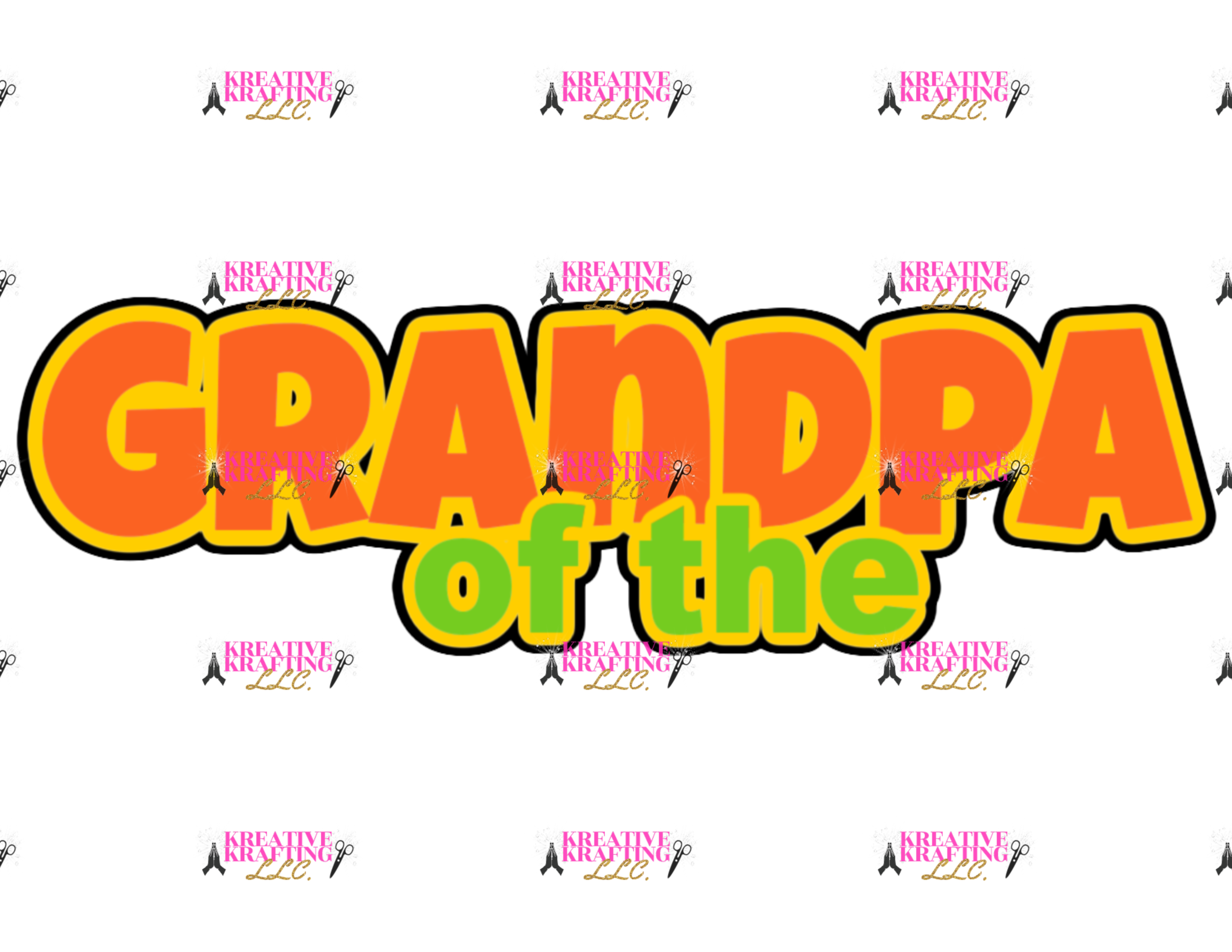 GRANDPA OF THE ORANGE DESIGN