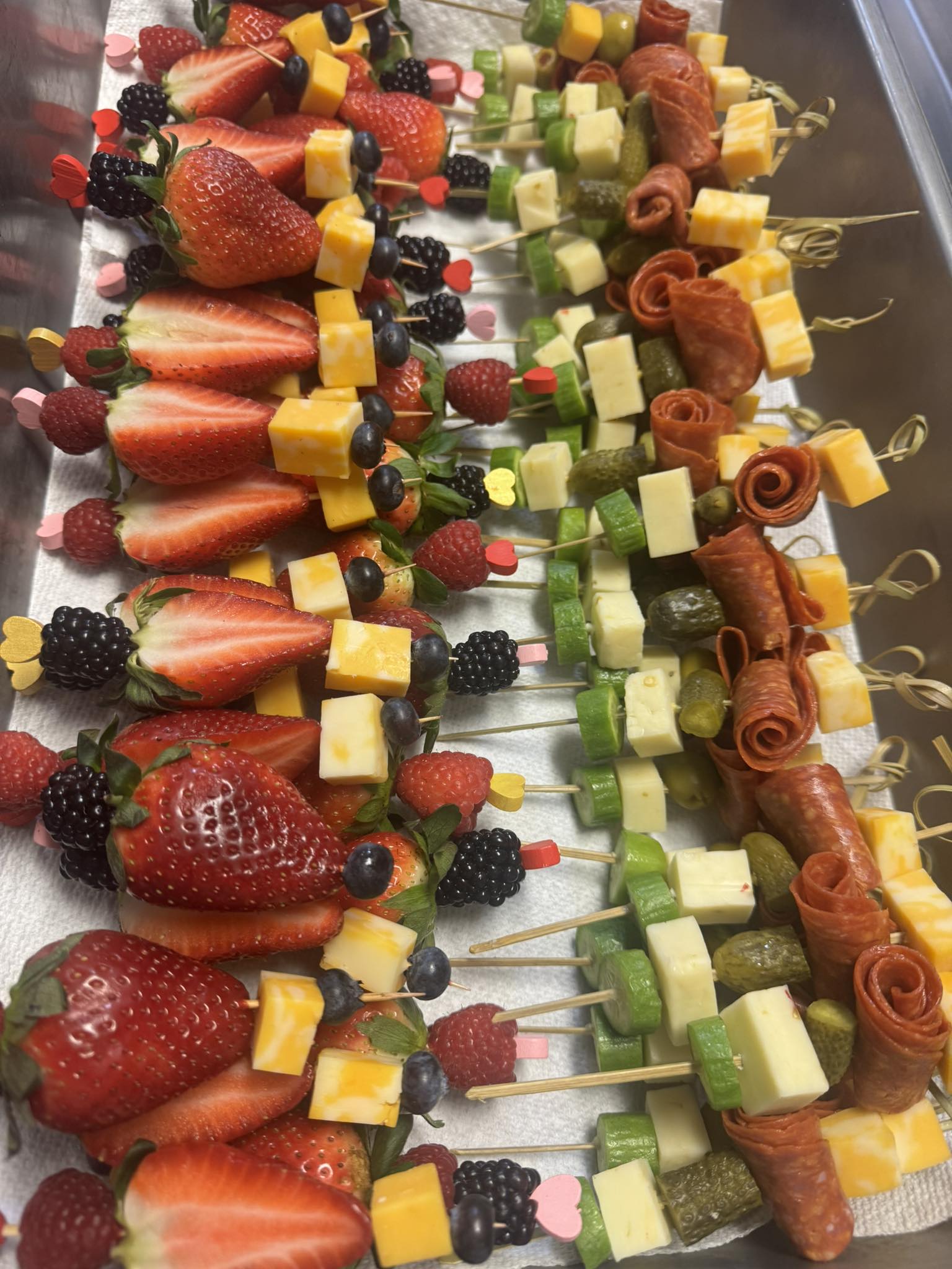 Arranged Food and Objects