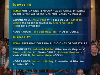 OSULS invita a participar de interesantes charlas temáticas en torno a la música y su evolución