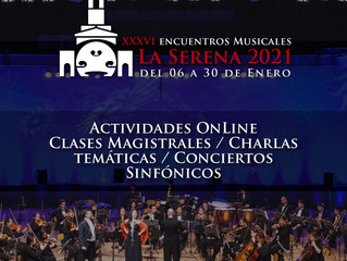 OSULS presenta los 36°Encuentros Musicales de La Serena con amplia variedad de actividades online